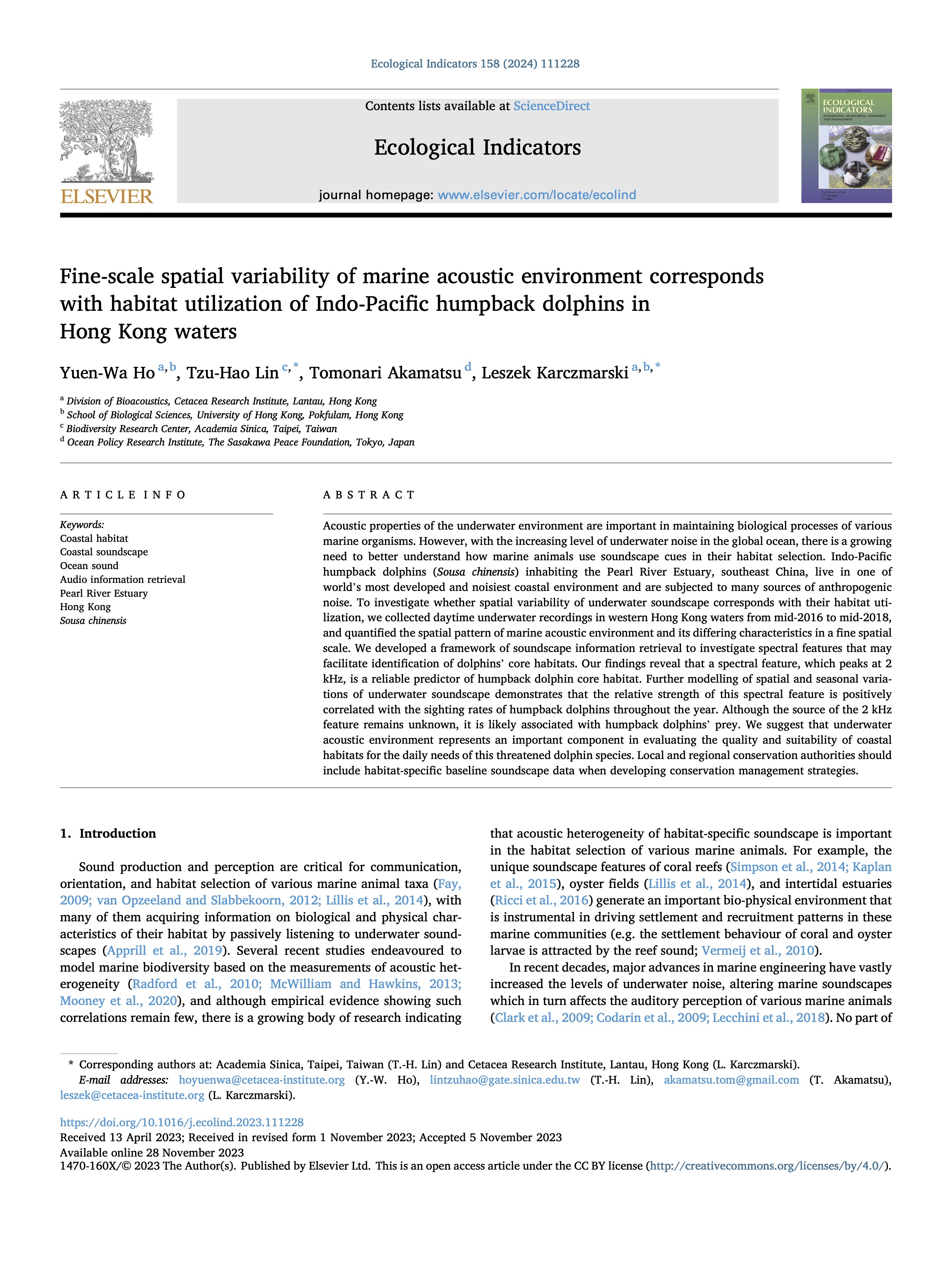 Ho et al. 2024 – Spatial Soundscape